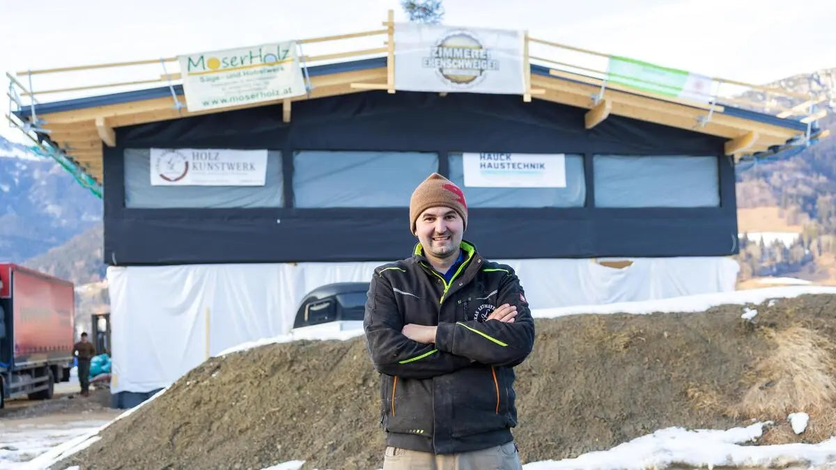 Die neue Werkstatt im Bau